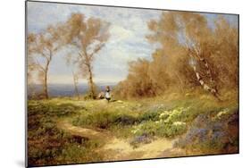 The Primrose Gatherers-John Clayton Adams-Mounted Giclee Print