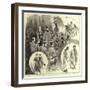 The Prince and Princess of Wales and Prince Albert Victor at Cambridge-null-Framed Giclee Print