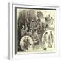 The Prince and Princess of Wales and Prince Albert Victor at Cambridge-null-Framed Giclee Print