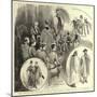 The Prince and Princess of Wales and Prince Albert Victor at Cambridge-null-Mounted Giclee Print