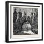 The Prince and Princess of Wales at Chatsworth and Derby: Triumphal Arch at Derby-null-Framed Giclee Print