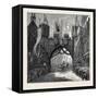 The Prince and Princess of Wales at Chatsworth and Derby: Triumphal Arch at Derby-null-Framed Stretched Canvas