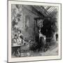 The Prince and Princess of Wales at Chatsworth: the Orangery, Chatsworth-null-Mounted Giclee Print