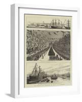 The Prince and Princess of Wales at Liverpool-Charles William Wyllie-Framed Giclee Print