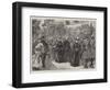 The Prince and Princess of Wales at Manchester, Procession in the Exhibition Building-William Heysham Overend-Framed Giclee Print