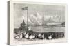 The Prince and Princess of Wales at Plymouth: Scene on the Hoe on the Arrival of the Royal Yacht in-null-Stretched Canvas