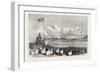 The Prince and Princess of Wales at Plymouth: Scene on the Hoe on the Arrival of the Royal Yacht in-null-Framed Giclee Print