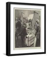 The Prince and Princess of Wales at the Evelina Hospital for Sick Children, Southwark Bridge Road-Thomas Walter Wilson-Framed Giclee Print