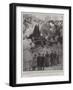 The Prince and Princess of Wales at the Penrhyn Slate Quarries-null-Framed Giclee Print
