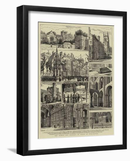 The Prince and Princess of Wales at Winchester-Henry William Brewer-Framed Giclee Print