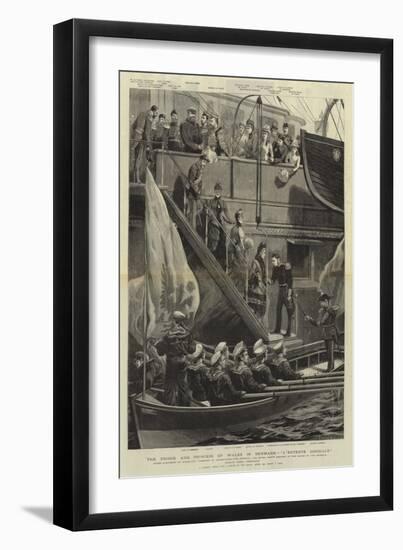 The Prince and Princess of Wales in Denmark, L'Entente Cordiale-Sydney Prior Hall-Framed Giclee Print