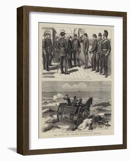 The Prince and Princess of Wales in Denmark-John Charles Dollman-Framed Giclee Print