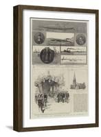 The Prince and Princess of Wales in Denmark-null-Framed Giclee Print