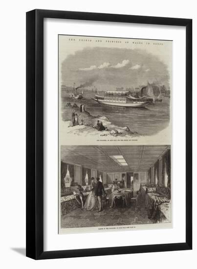 The Prince and Princess of Wales in Egypt-null-Framed Giclee Print
