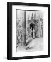 The Prince and Princess of Wales in King Theebaw's Palace, Mandalay, Burma, 1906-Samuel Begg-Framed Premium Giclee Print