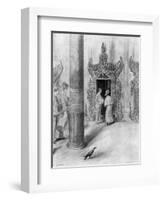 The Prince and Princess of Wales in King Theebaw's Palace, Mandalay, Burma, 1906-Samuel Begg-Framed Premium Giclee Print