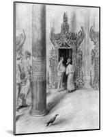 The Prince and Princess of Wales in King Theebaw's Palace, Mandalay, Burma, 1906-Samuel Begg-Mounted Premium Giclee Print