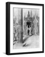 The Prince and Princess of Wales in King Theebaw's Palace, Mandalay, Burma, 1906-Samuel Begg-Framed Giclee Print