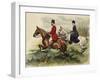 The Prince and Princess of Wales in the Hunting Field-Henry Payne-Framed Giclee Print