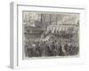 The Prince and Princess of Wales Landing at Elsinore-null-Framed Giclee Print