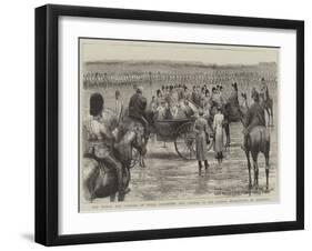 The Prince and Princess of Wales Presenting New Colours to the Gordon Highlanders at Aberdeen-Godefroy Durand-Framed Giclee Print