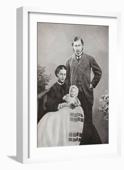 The Prince and Princess of Wales-null-Framed Giclee Print