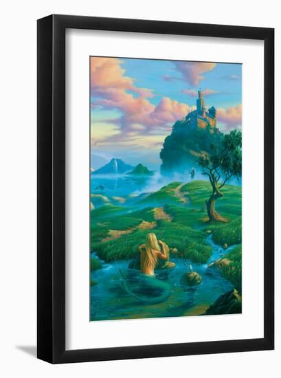 The Prince and the Mermaid-Jim Warren-Framed Premium Giclee Print