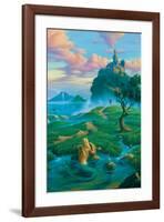 The Prince and the Mermaid-Jim Warren-Framed Premium Giclee Print