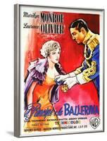 The Prince and the Showgirl, Italian Movie Poster, 1957-null-Framed Art Print