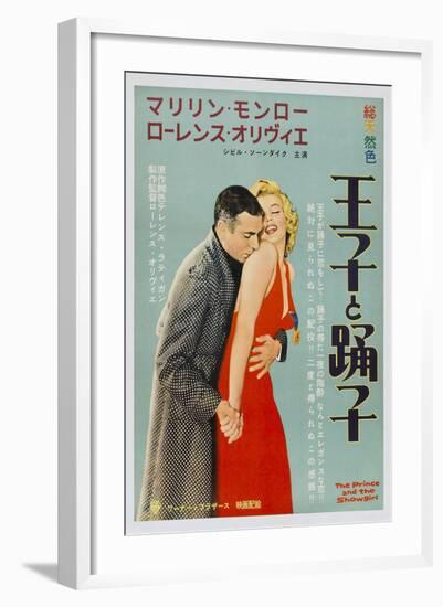 The Prince and the Showgirl, Japanese Movie Poster, 1957-null-Framed Art Print