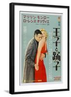 The Prince and the Showgirl, Japanese Movie Poster, 1957-null-Framed Art Print