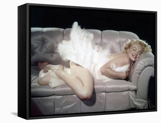 The Prince and the Shwogirl 1957 Directed by Laurence Olivier Marilyn Monroe-null-Framed Stretched Canvas