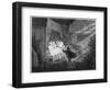 The Prince at Beauty's Bedside-Gustave Dor?-Framed Art Print