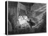 The Prince at Beauty's Bedside-Gustave Dor?-Stretched Canvas