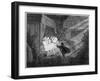 The Prince at Beauty's Bedside-Gustave Dor?-Framed Art Print