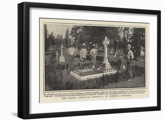 The Prince Christian Memorial in Pretoria Cemetery-null-Framed Giclee Print