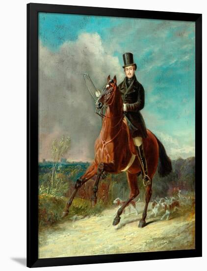 The Prince Consort On Horseback, 1841-John Frederick Senior Herring-Framed Premium Giclee Print