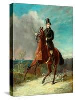 The Prince Consort On Horseback, 1841-John Frederick Senior Herring-Stretched Canvas