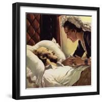 The Prince Consort Was Taken Suddenly Ill and Died in 1861-Alberto Salinas-Framed Giclee Print