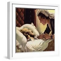 The Prince Consort Was Taken Suddenly Ill and Died in 1861-Alberto Salinas-Framed Giclee Print