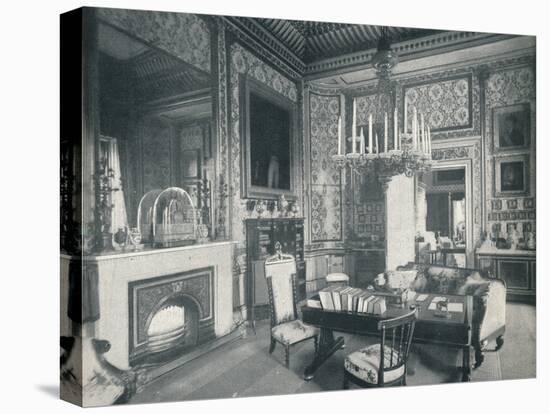 The Prince Consorts Writing Room at Buckingham Palace, c1899, (1901)-HN King-Stretched Canvas