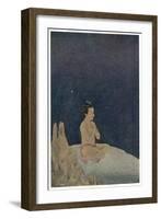 The Prince Dhruva Let Down by His Father's Weakness Turned to Meditation-Kumar Haldar-Framed Art Print