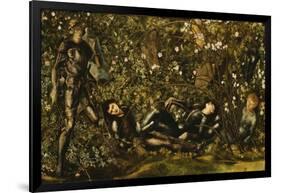 The Prince Entering the Briar Wood-Edward Burne-Jones-Framed Giclee Print