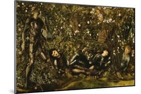 The Prince Entering the Briar Wood-Edward Burne-Jones-Mounted Premium Giclee Print