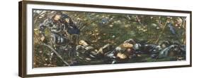 The Prince Enters the Briar Wood, Illustration from 'The Legend of Briar Rose' 1871-72-Edward Burne-Jones-Framed Giclee Print