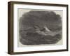 The Prince Frederick William Drifting Ashore in Calais Harbour-null-Framed Giclee Print