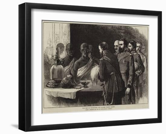 The Prince Inspecting the Sacred Tooth, Kandy-null-Framed Giclee Print