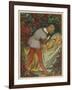 The Prince Kisses the Princess and She Awakens-Willy Planck-Framed Art Print