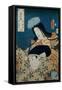 The Prince Minamoto and the Princess Shobumae-Utagawa Kunisada-Framed Stretched Canvas