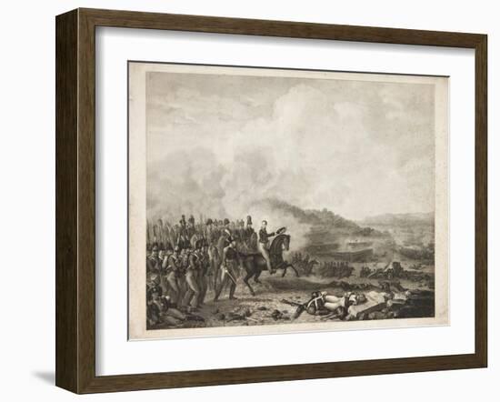The Prince of Orange at the Battle of Quatre Bras, 1815-Joseph Denis Odevaere-Framed Giclee Print